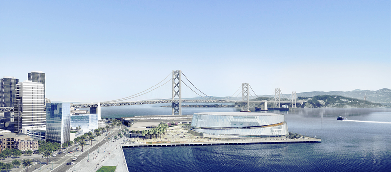 Illustration for article titled You'll Be Able To See The Bay Bridge From Inside The Warriors' New Arena